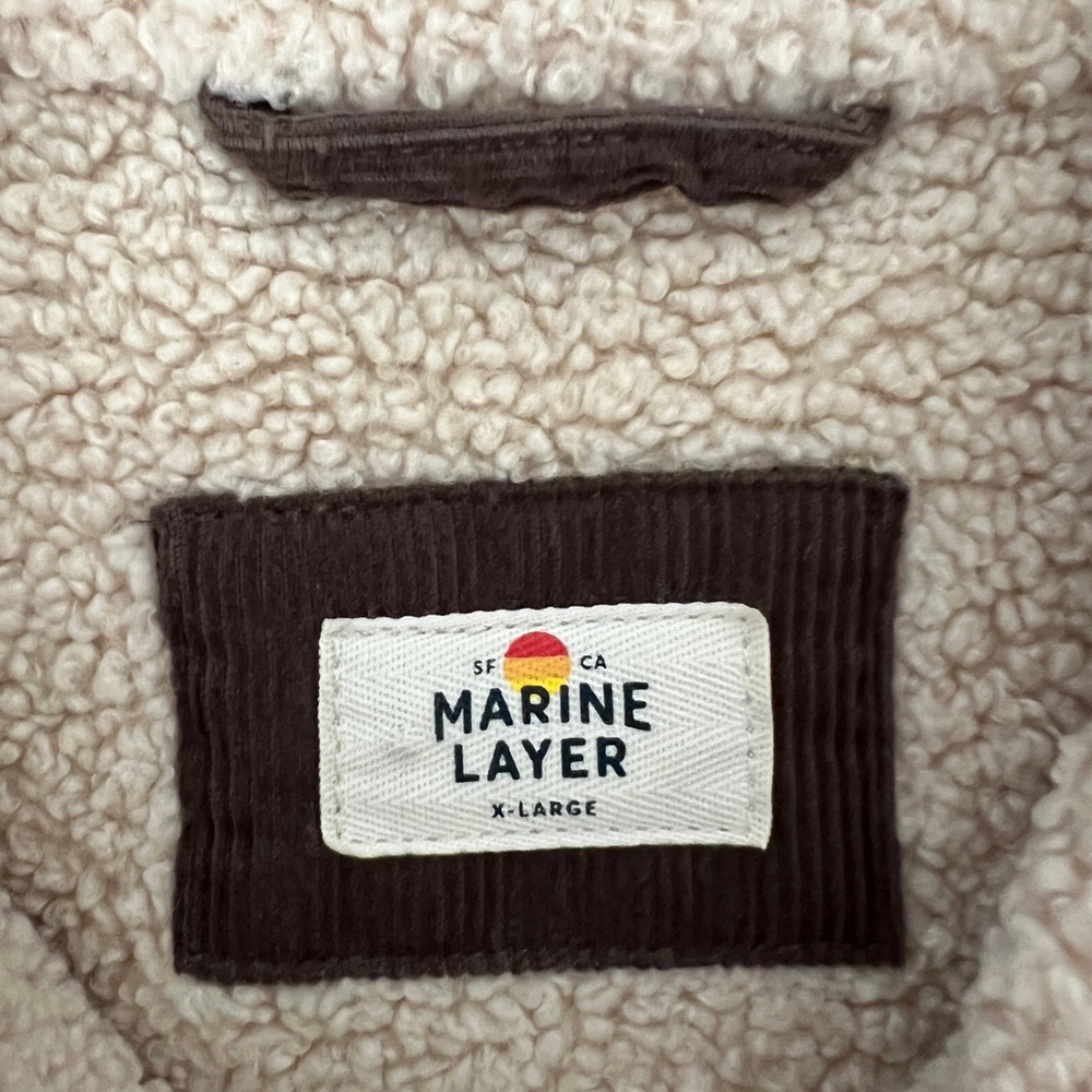Marine Layer Corduroy Jacket with Sherpa lining